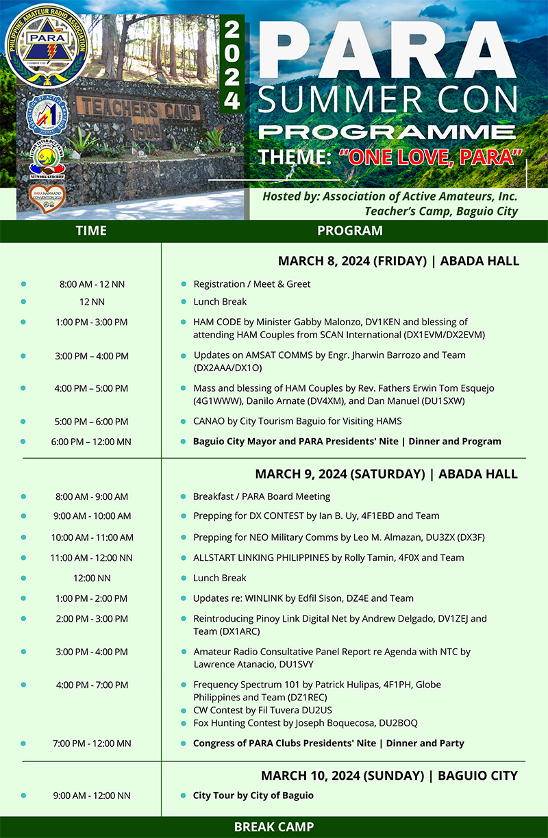2024 PARA HAM RADIO CONVENTION Philippine Amateur Radio Association